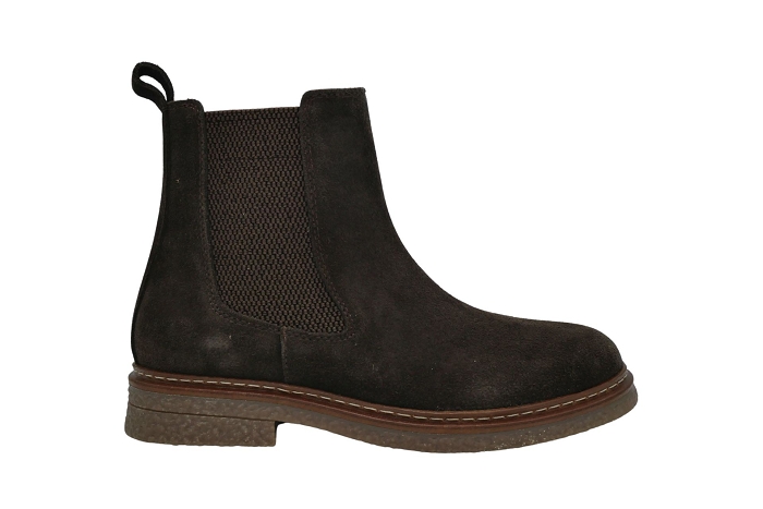Coco et abricot boots bottines mazet choco buck marron