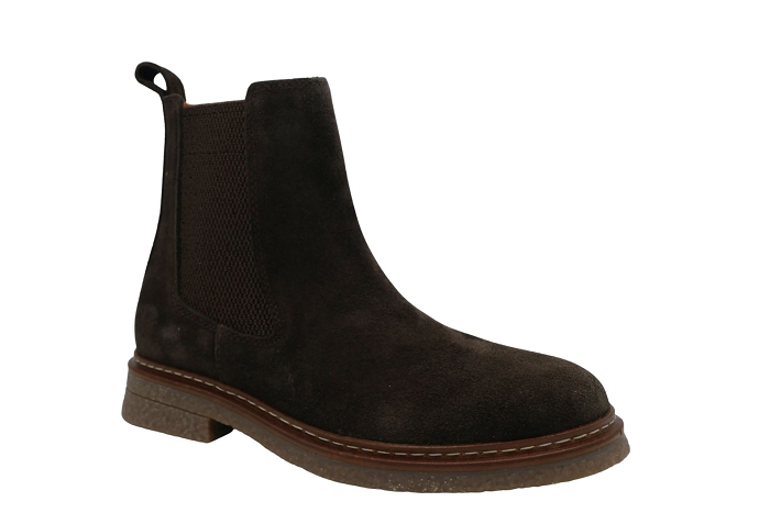 Coco et abricot boots bottines mazet choco buck marron3352601_3