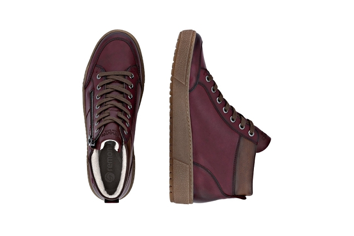 Remonte boots bottines d2t70 rouge bordeaux3352901_4