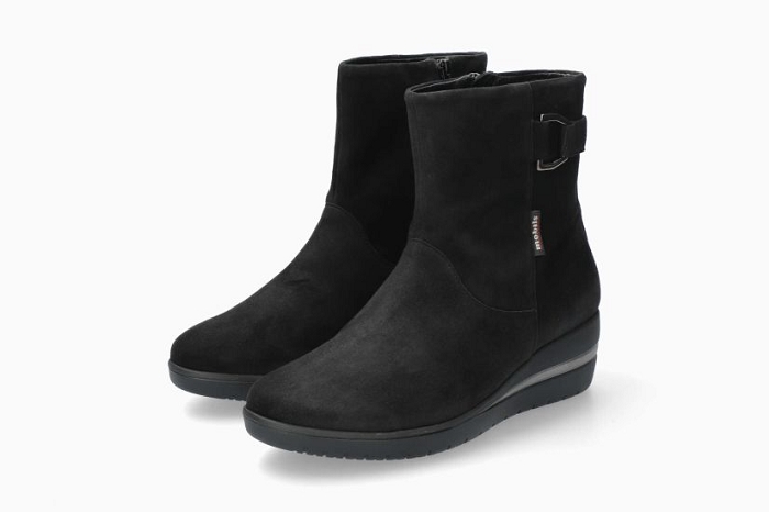 Mephisto boots bottines piper mobils velours noir3354901_3