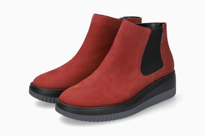 Mephisto boots bottines bionda 6967 rouge3355201_3