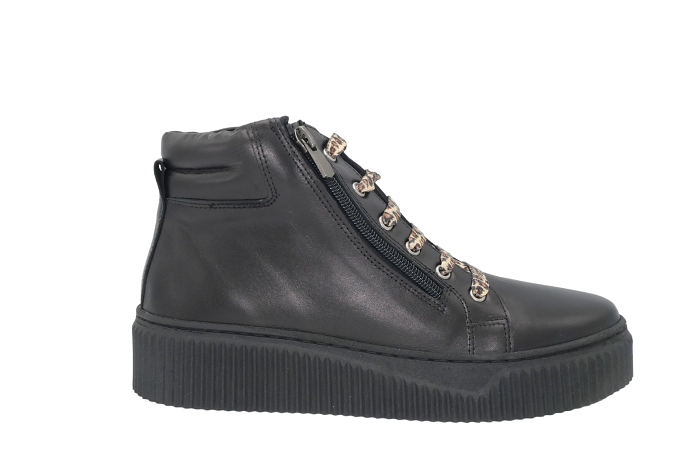 Coco et abricot boots bottines mallandry noir