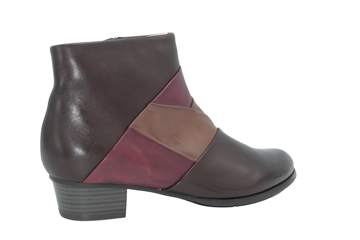 Regardeciel boots bottines stefany 396marron marron bordeaux3357001_3