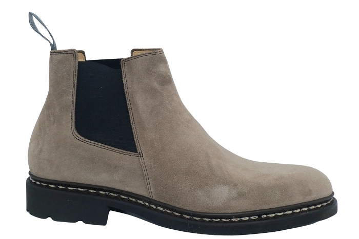 Paraboot boots bottines chamfort brun 231348 gris taupe