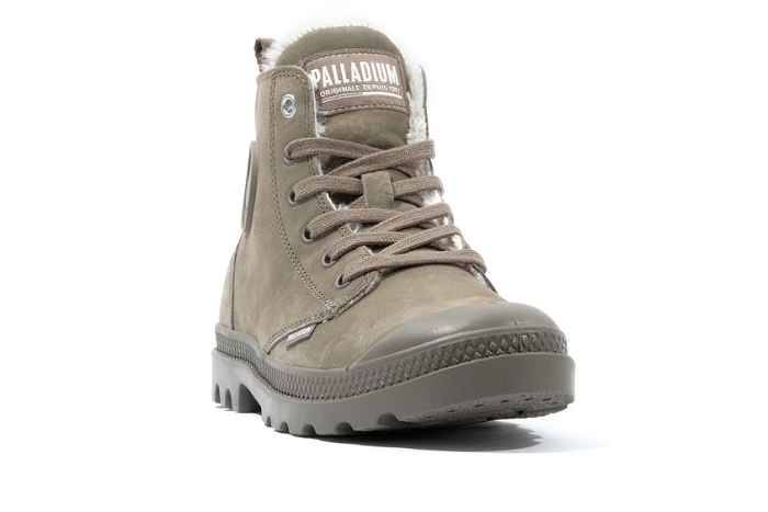 Palladium boots bottines pampa hi zip wl95982 kaki3358401_4