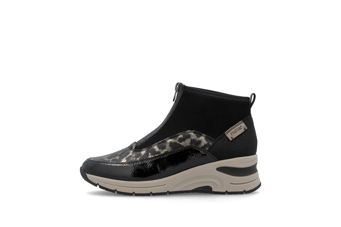 Rieker boots bottines n9362 boots zip vernis noir3359101_2