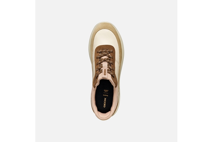 Geox derby d spherica noir beige3360901_3