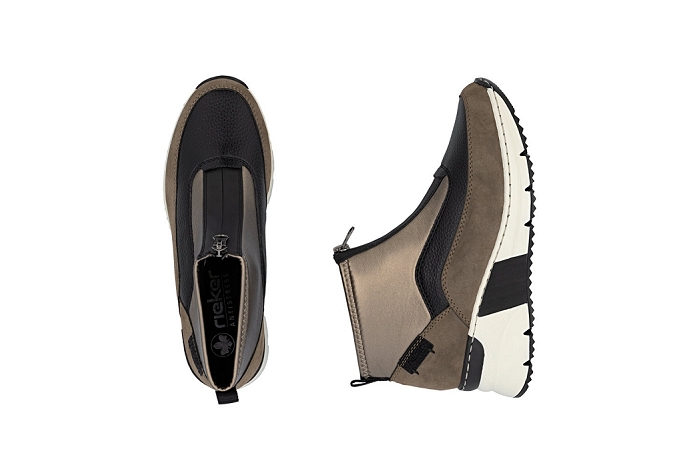 Rieker boots bottines n6352 25 bronze3362201_4