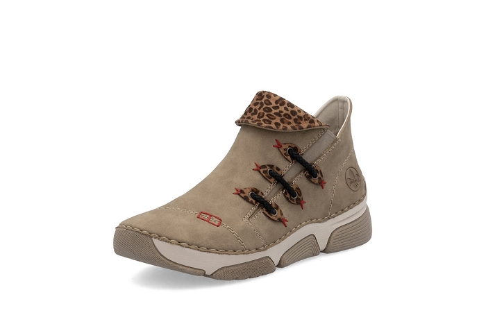Rieker boots bottines 45983moc beige3362301_3