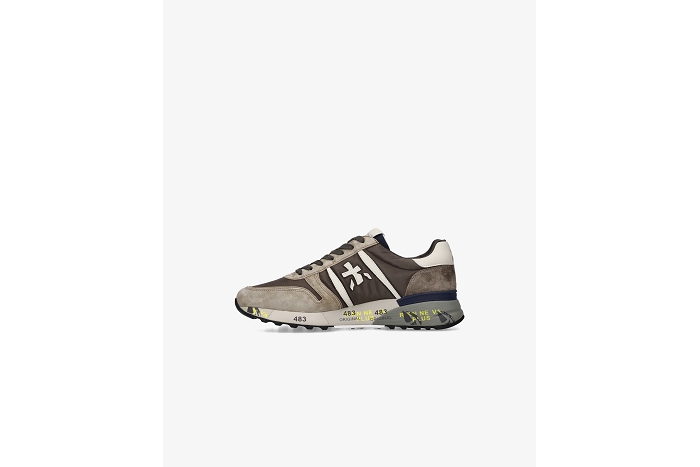 Premiata baskets lander 7704 beige marron3362701_2