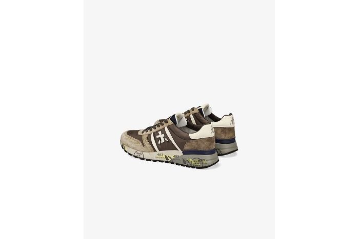 Premiata baskets lander 7704 beige marron3362701_3