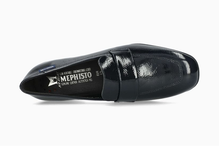 Mephisto escarpin josephine 1013 deep bluee vernis bleu3363101_3