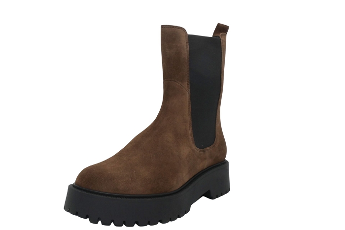 We do cortgin boots bottines 99465 boots tige h buck marron3365301_4