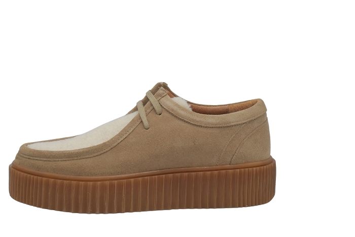 We do cortgin boots bottines lacets 22239 cl beige3365501_2