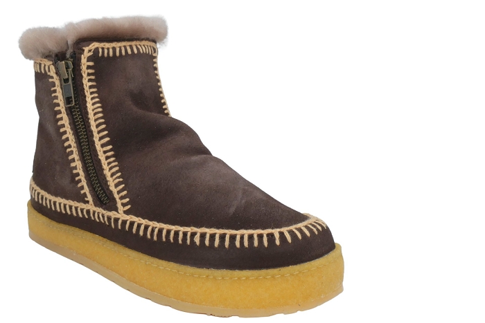 Laidback boots bottines i061aw19 chocolat3365701_4