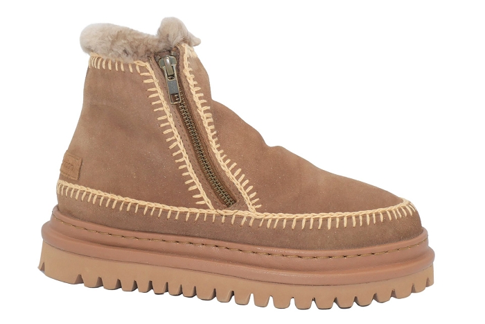 Laidback boots bottines i 260 sem epaisse camel