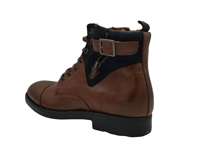 Redskins boots bottines brisbane cognac3368501_3
