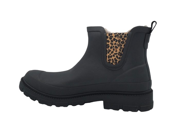 Verbenas pantoufle lua mate boots caoutcouc noir3369701_2
