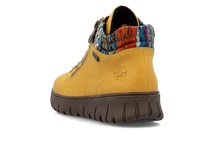 Rieker boots bottines n 1305 jaune3370201_2