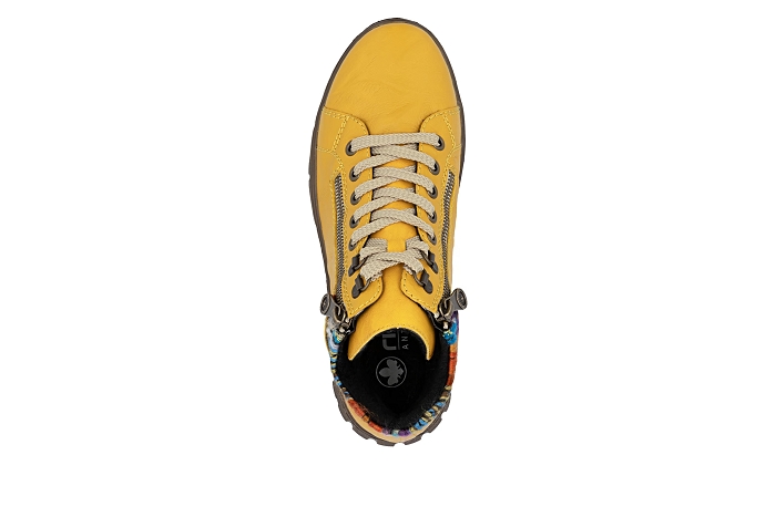 Rieker boots bottines n 1305 jaune3370201_4