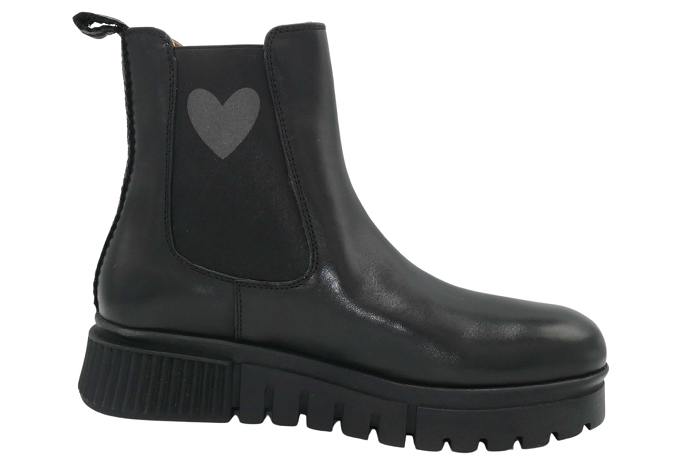 Crickit baskets naelle  boots cuir noir noir