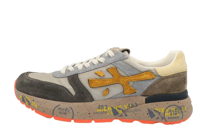 Premiata baskets mick  7866 beige marron3371801_2