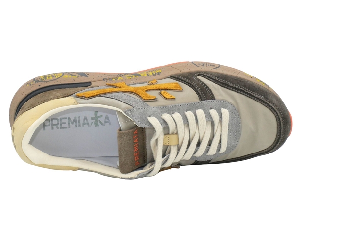 Premiata baskets mick  7866 beige marron3371801_4