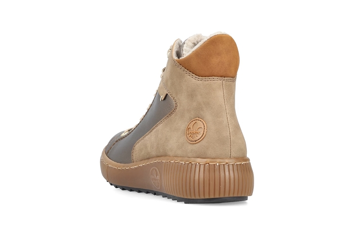 Rieker boots bottines z 6614 90 fourre beige3373701_4