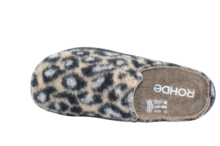 Rhode pantoufle 6101 leo noir leo3373801_4