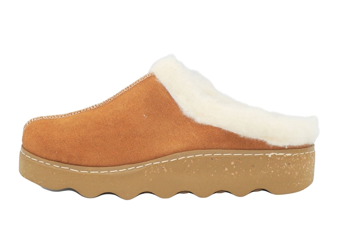 Rhode pantoufle 6125 beige fourre camel3373901_2