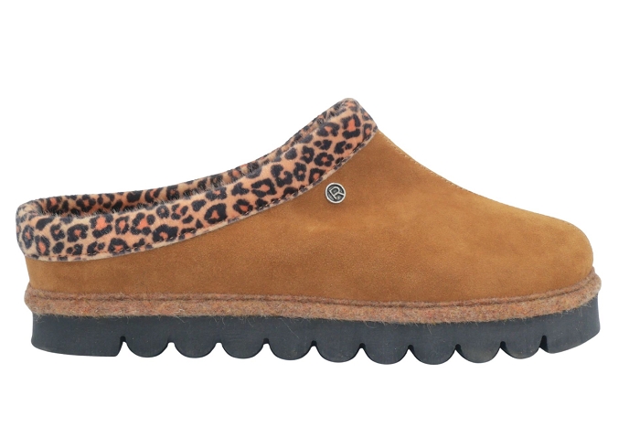 Rhode pantoufle 7064 leo beige camel