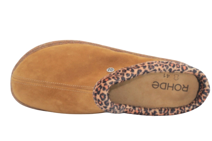 Rhode pantoufle 7064 leo beige camel3374401_4