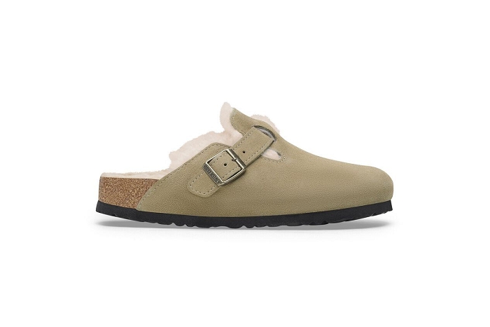 Birkenstock pantoufle boston 1028299 vl taupe