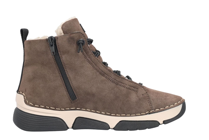 Rieker boots bottines 459*12 25 boots marron