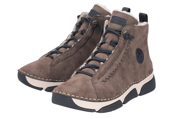 Rieker boots bottines 459*12 25 boots marron3375801_4