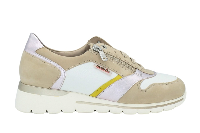 Mephisto derby ereen 12212  9930 beige blanc