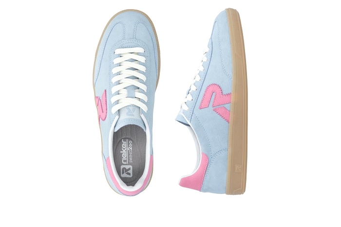 Rieker baskets w2200tennis bleu jean3377701_5