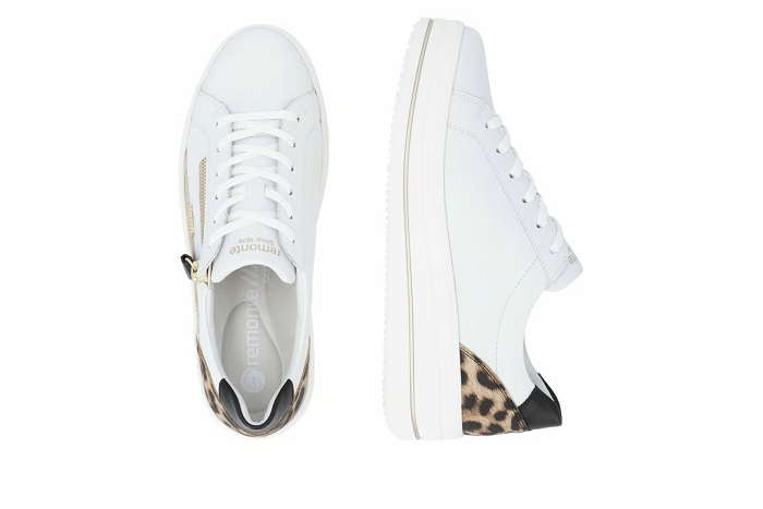 Remonte derby d1c01 85 blanc vert3378301_4