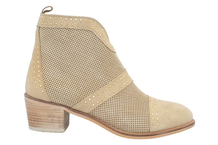 Alpe boots bottines 5431 cuero beige