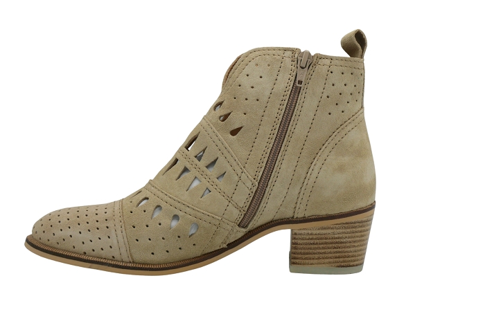 Alpe boots bottines 5433 boots ajoure beige3381501_2