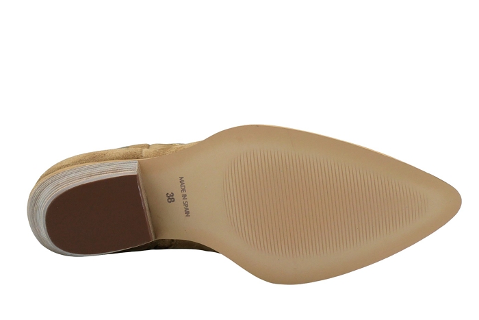 Alpe boots bottines 5236 boots bouton beige3381601_4