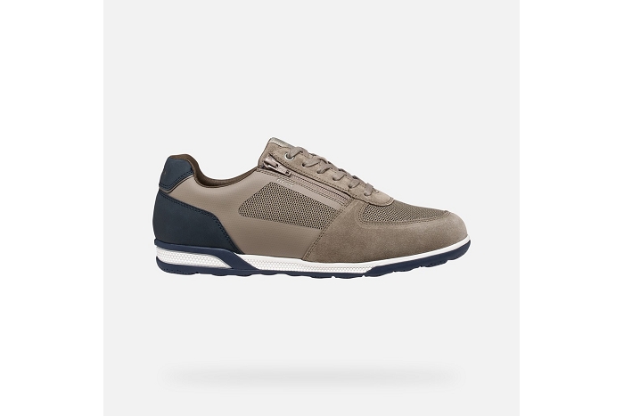 Geox mocassin u spherica actifx3 gris bleu