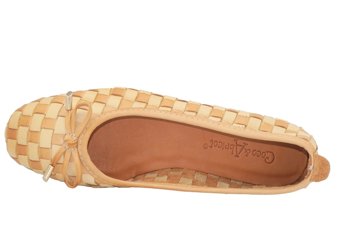 Coco et abricot ballerines escos ballerine cognac3389301_4