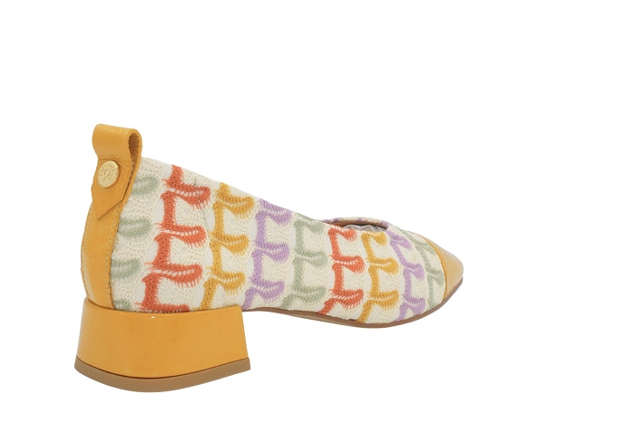 Coco et abricot escarpin floraine multi3389601_3