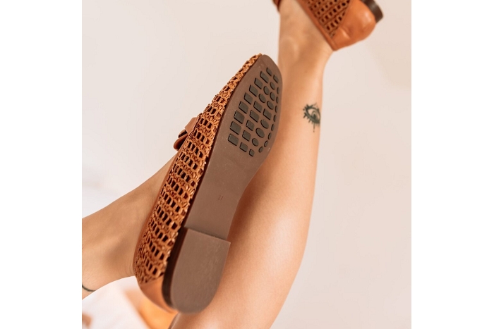 Coco et abricot ballerines camiac camel3391101_4