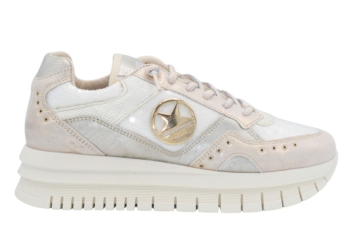 Cetti baskets c 1405 sra blanc beige