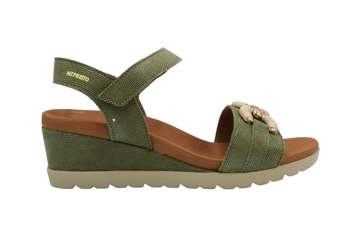 Mephisto nu pieds sandale youna kaki