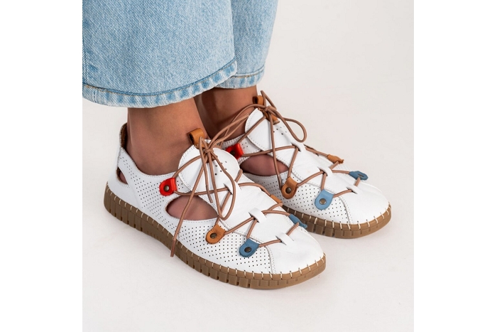 Coco et abricot ballerines mangiennes blanc3398301_2