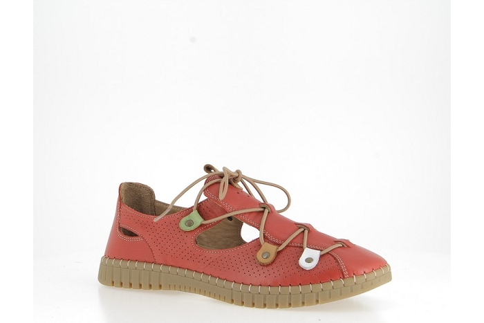 Coco et abricot ballerines mangiennes rouge3398501_2