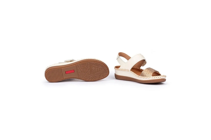 Pikolinos ballerines cadaques 0555c1 blanc or3399001_4